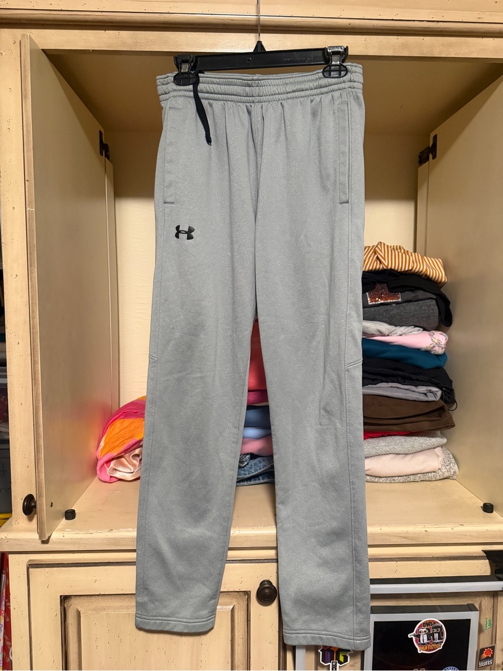 Under Armour Light Gray Fleece Joggers